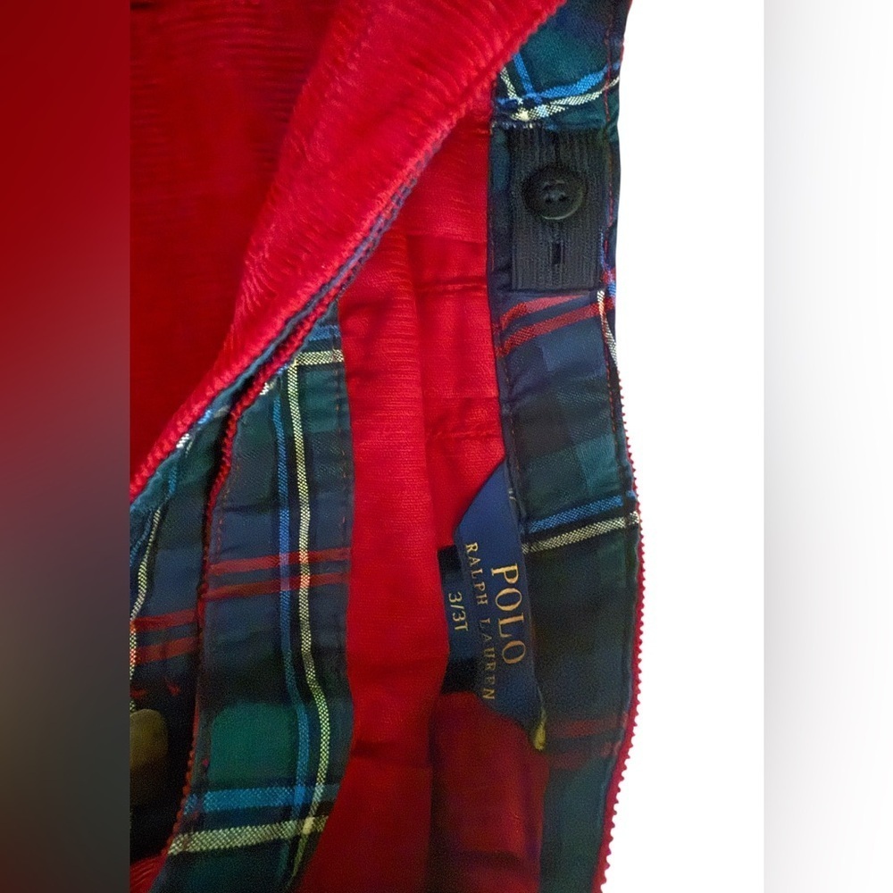 Vintage  Ralph Lauren Red Plaid Skirt - Picture 3 of 3